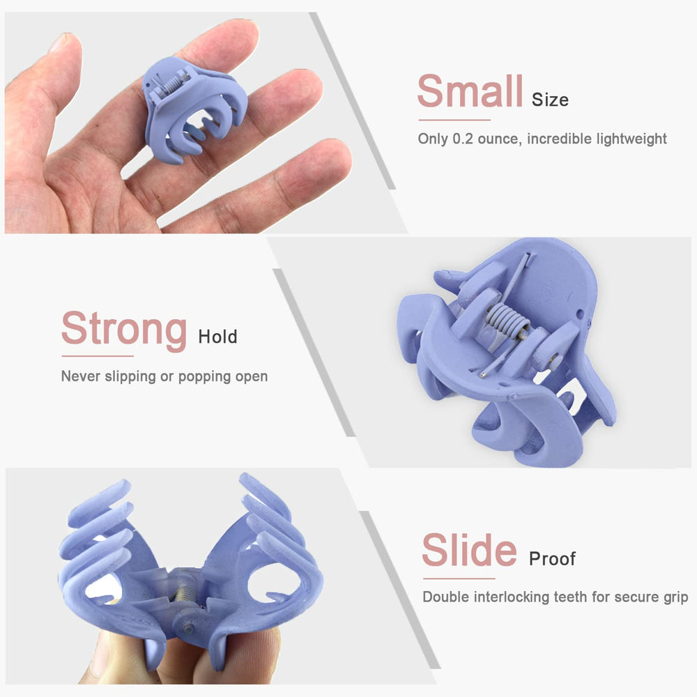 MAORULU clips feature soft matte resin for comfortable wear.