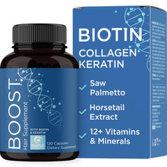 Maple Holistics biotin-collagen hair growth bottle supports daily hair care