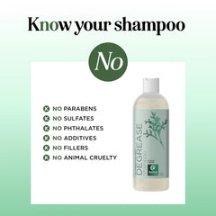 Maple Holistics clarifying shampoo lathers through hair during use