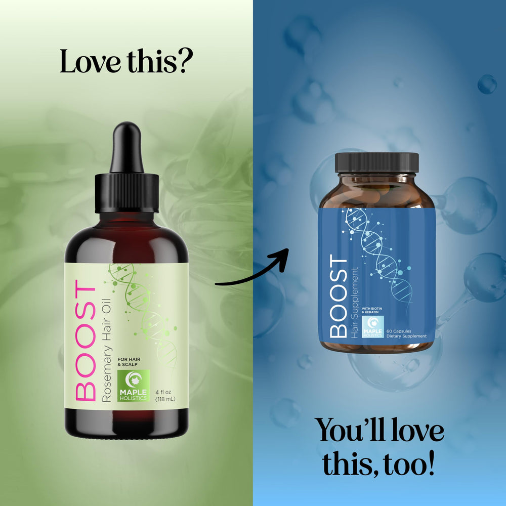 Maple Holistics dry scalp nourishment with botanical oils.