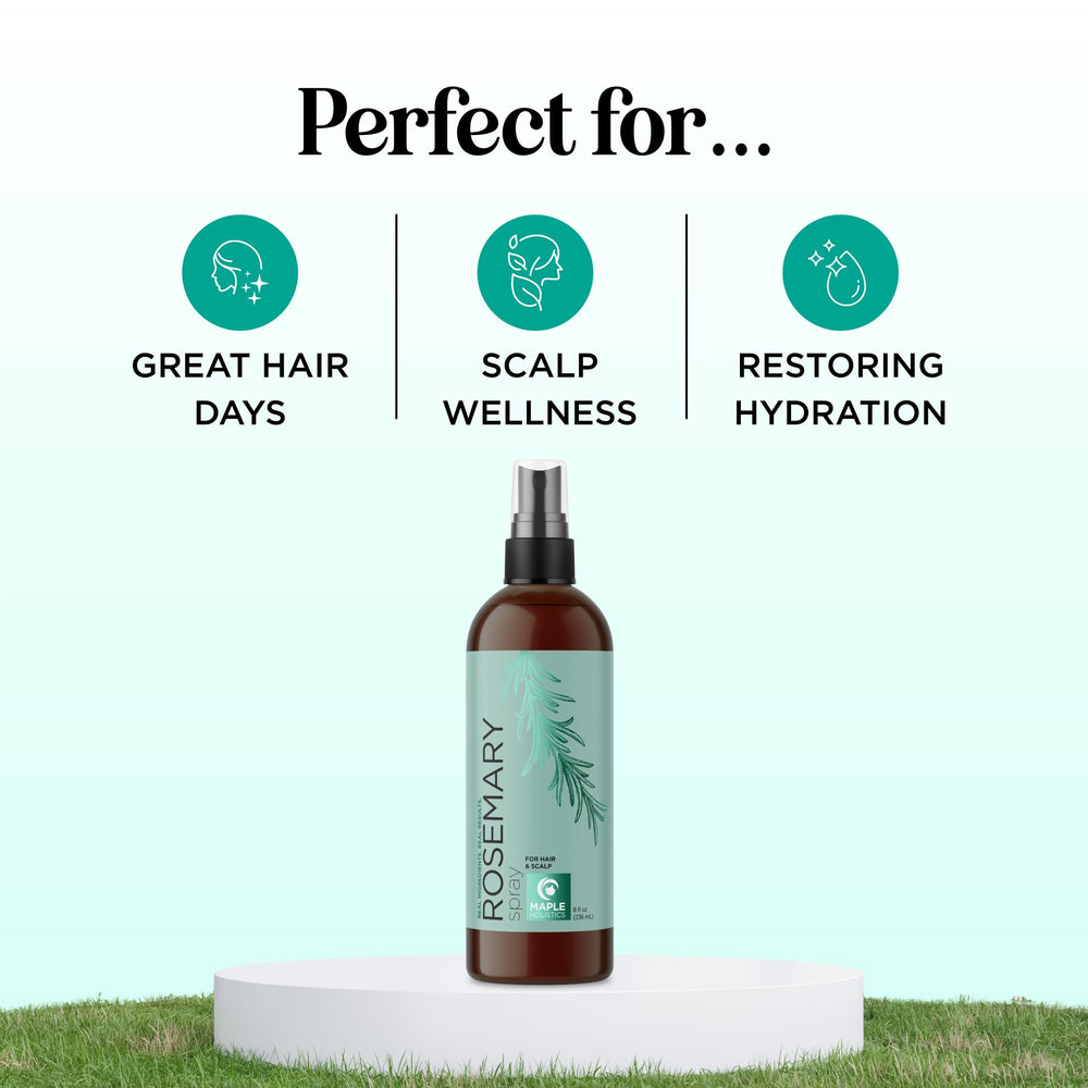 Maple Holistics lavender and mint oils provide refreshing aroma