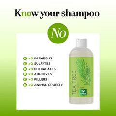 Maple Holistics sulfate-free shampoo label emphasizing gentle cleansing.