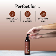 Maple Holistics almond oil for hair application enhances shine and moisture