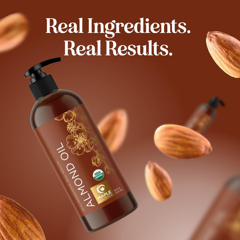Maple Holistics sweet almond oil for nails and body moisturization