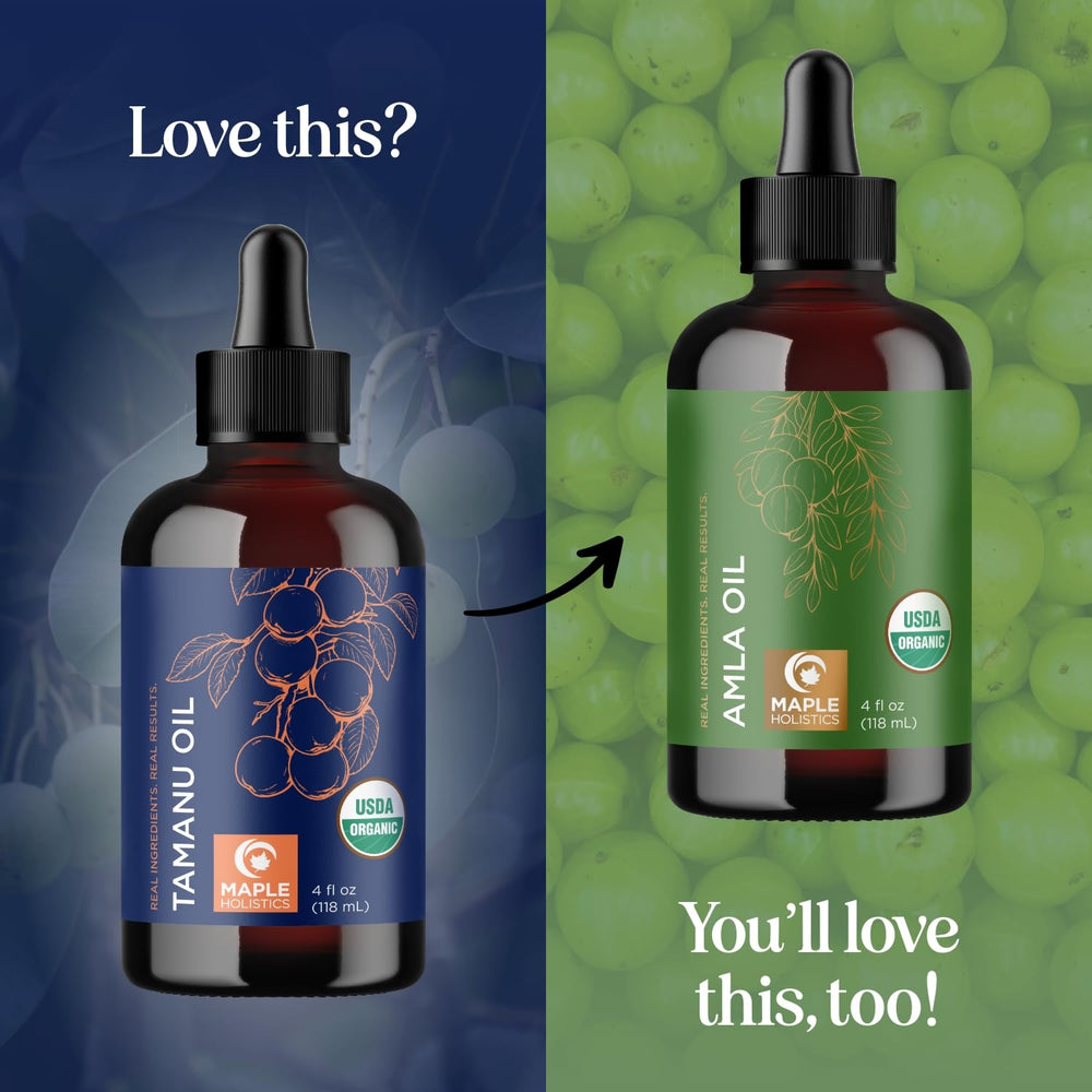 Tamanu Oil hair care use by Maple Holistics for nourishing shine