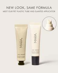 MARA Mango and Bacuri butters nourish lips for soft texture.