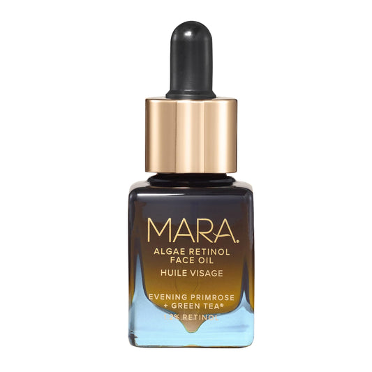 MARA retinol algae face oil bottle for nightly hydration and renewal