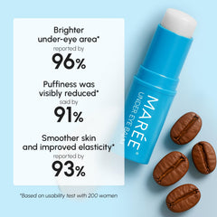 MAREE 2-pack under-eye balm sticks shown together for shared or multiple uses