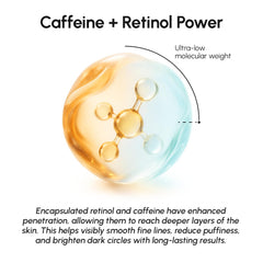 MAREE Brightening under-eye area image highlighting relaxing daily care