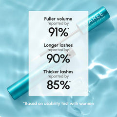 MAREE eyelash serum on brows demonstrates brow growth potential.
