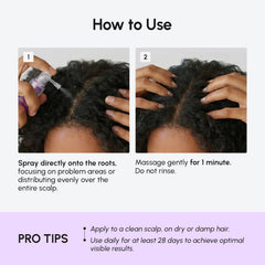 Fine-mist spray delivering weightless moisture to roots.