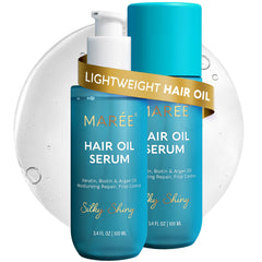 MAREE Hair Oil bottle pour for frizz control and easy application
