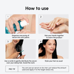 MAREE Hair Oil on curly hair care for texture and softness