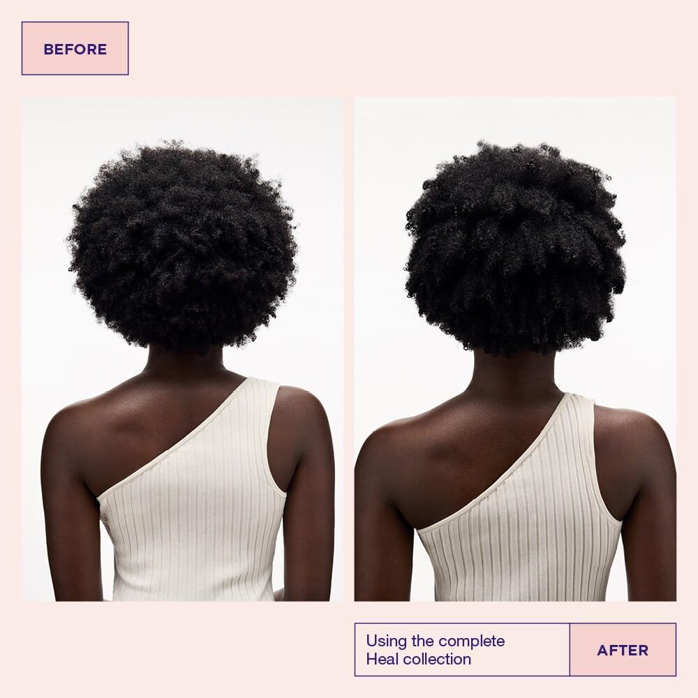 Vegan sulfate-free packaging featuring Maria Nila Head & Hair Heal on the label.