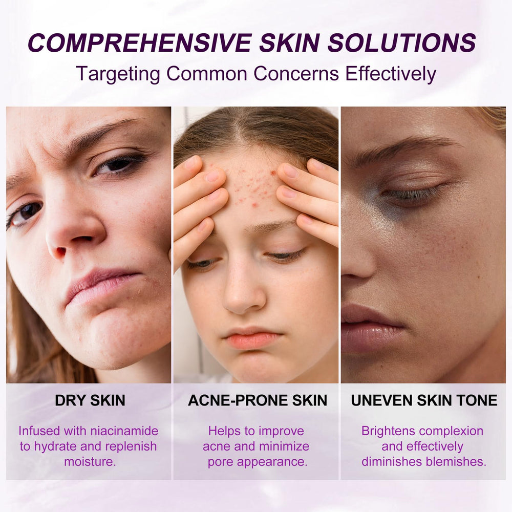 Marianp serum ingredients panel highlighting azelaic acid and vitamins