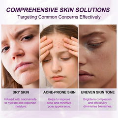 Marianp serum ingredients panel highlighting azelaic acid and vitamins