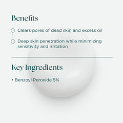 Marini SkinSolutions benzoyl peroxide lotion texture closeup highlights smooth application
