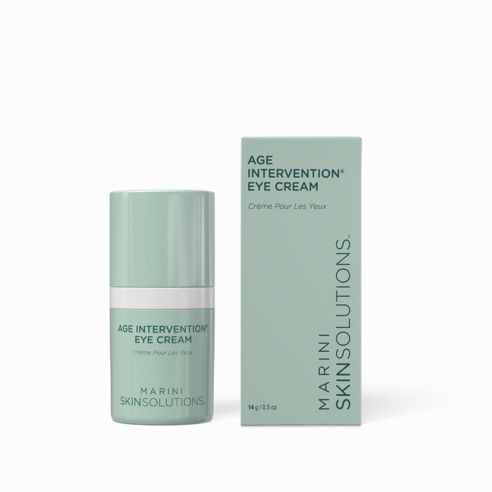 Marini SkinSolutions Age Intervention Eye Cream bottle with hydrating, smoothing formula