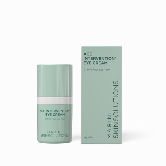 Marini SkinSolutions Age Intervention Eye Cream bottle with hydrating, smoothing formula