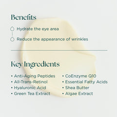 Marini SkinSolutions Age Intervention Eye Cream closeup highlighting creamy texture