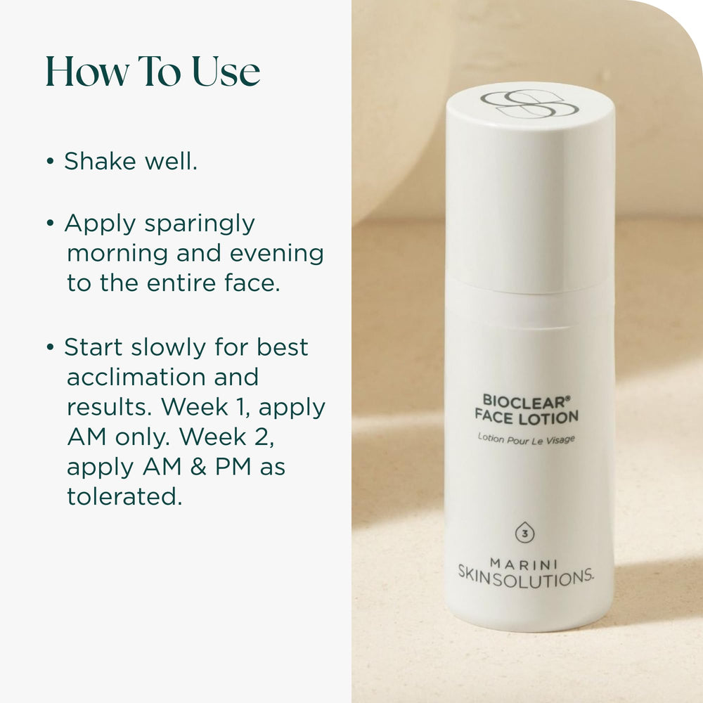 Travel-friendly 1 oz Bioclear bottle for on-the-go use.
