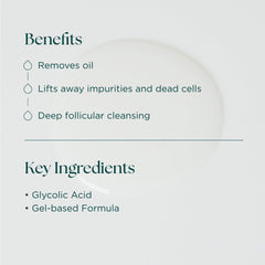 Marini SkinSolutions Bioglycolic skin-cleanse closeup shows exfoliation.