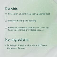Creamy lather on skin showing gentle exfoliation with Clean Zyme