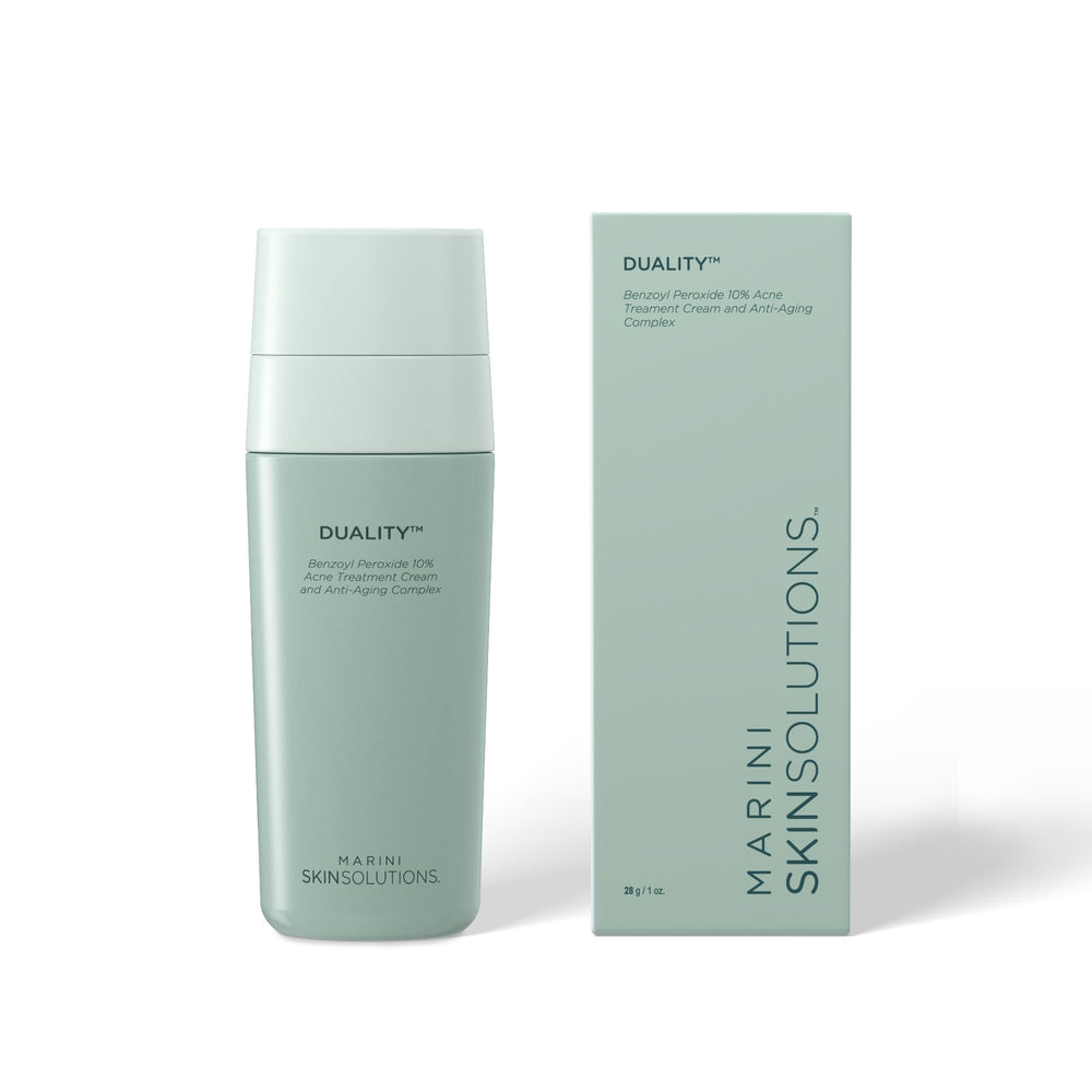 Marini SkinSolutions Duality two-chamber bottle enables fresh mixing for acne and anti-aging care