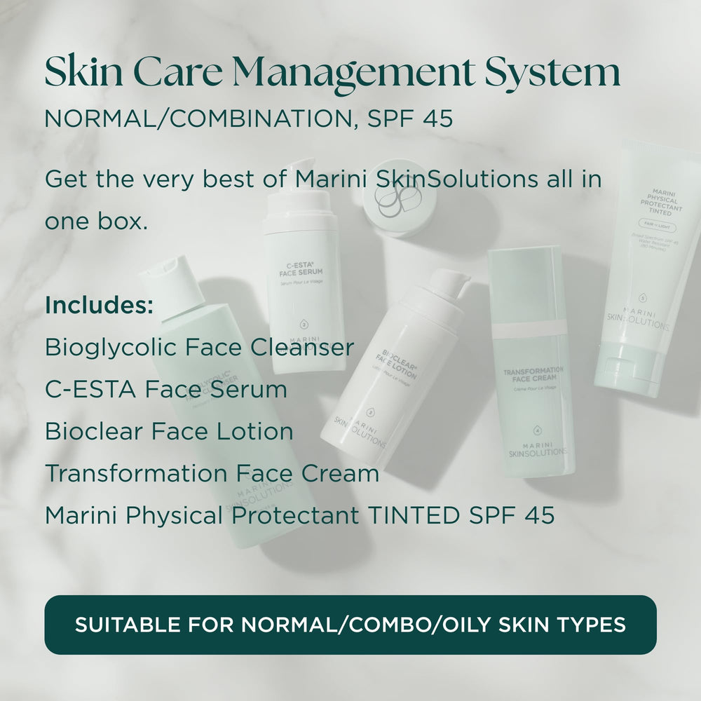 Marini SkinSolutions Face Cleanser foam texture supports gentle daily cleansing.