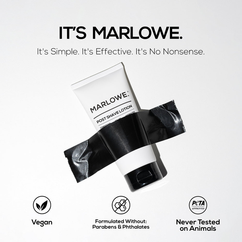 MARLOWE No. 144 green tea and algae ingredients hint at nourishing care.
