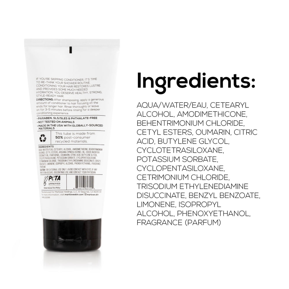 MARLOWE No.173 conditioner bottle with clean design, paraben-free for clean routine