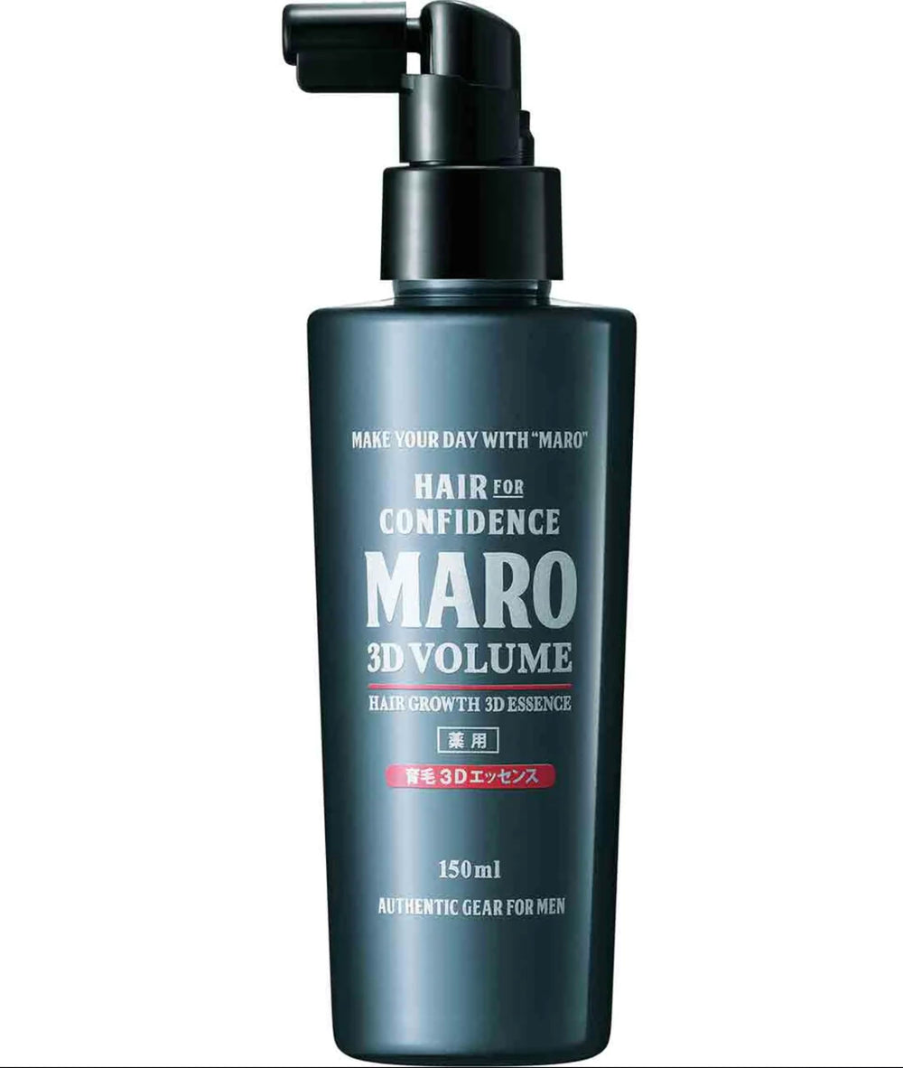 MARO 3D Volume hair spray bottle offering lightweight boost for thicker-looking hair