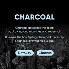 Mars Made Charcoal Shampoo Bar sea grape moisture helps hydrate strands.