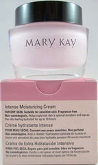 Mary Kay Intense Moisturizing Cream for dry skin in 1.8 oz jar delivers lasting hydration.