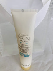 Mary Kay Satin Hands Pamering Set on bathroom counter invites daily pampering