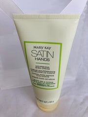 Mary Kay Satin Hands Pamering Set texture close-up highlights creamy consistency