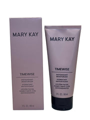 Mary Kay TimeWise Age-Fighting Moisturizer bottle promotes hydration and smooth skin.