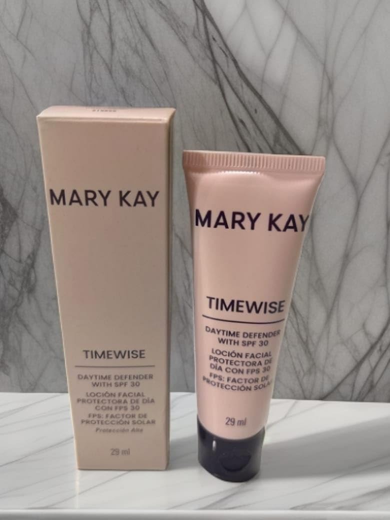 Mary Kay Timewise SPF 30 lotion delivering a radiant, even look