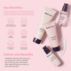 Mary Kay TimeWise Miracle Set Normal/Dry routine guide helps structure your morning and evening steps