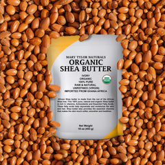 Creamy Mary Tylor Naturals shea butter for hair shine and skin hydration