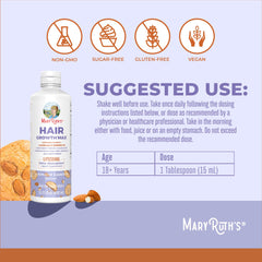 MaryRuth's Hair Growth MAX Lustriva ingredient highlight – premium liposomal delivery.