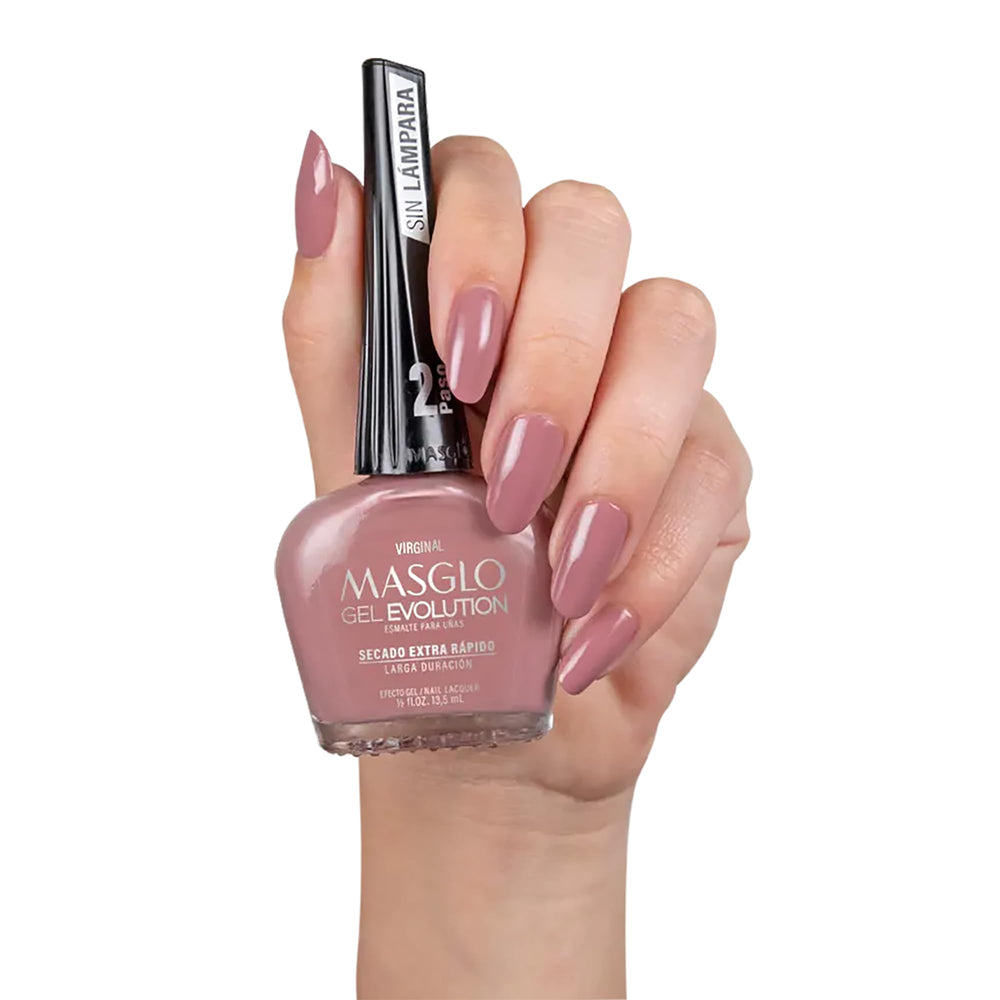 MASGLO Gel Evolution brush stroke application highlights easy at-home use