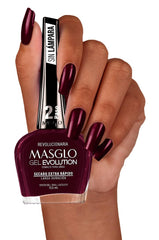 MASGLO Gel Evolution Cool swatch offers vibrant shade with quick dry feel