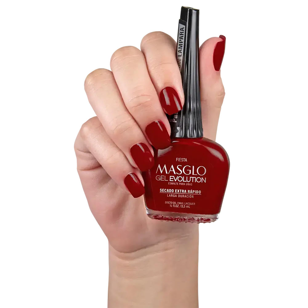 MASGLO Gel Evolution step-1 application shows quick, simple at-home prep.