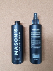 Mason’s Sea Salt Spray used as a primer for extra body.