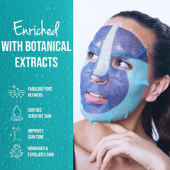 Masque BAR Pretty Animalz tiger face mask revives dull skin with a refreshing boost.