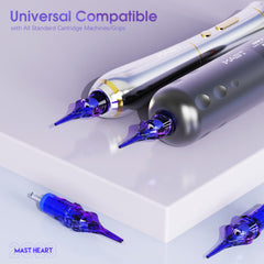 Ultra-slim taper of Mast Heart needle enabling detailed shading