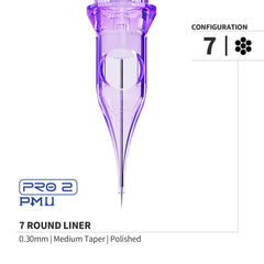 Mast PMU 0.3mm round liner for crisp lines and consistent pigment placement