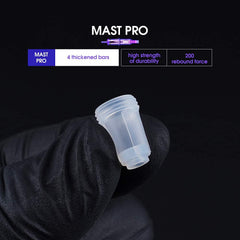 Purple-tinted Mast Pro cartridge indicates high-density plastic body.