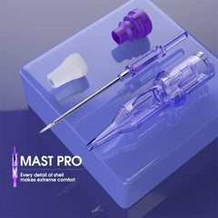 MAST PRO tension-optimized design reduces strain on tattoo machines.
